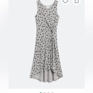 Market & Spruce Gray High Low Dress